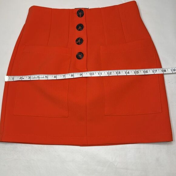 Topshop Button Front Skirt, size 4 - Picture 3 of 8